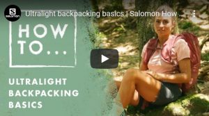 Ultralight backpacking basics